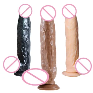 Soft Glue Suction Cup Dildo For Women