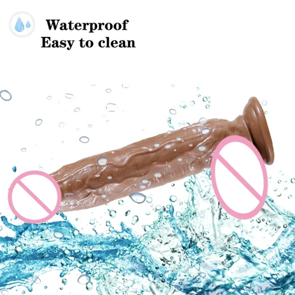 Soft Glue Suction Cup Dildo For Women - Image 3