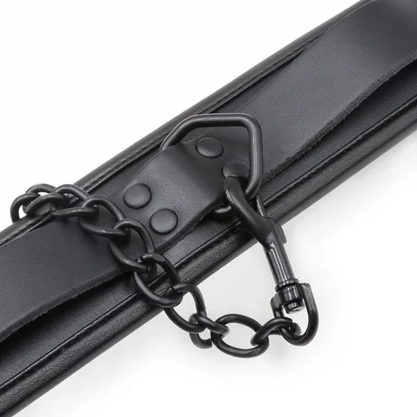 Black Leather BDSM Bondage Set  Adults - Image 5