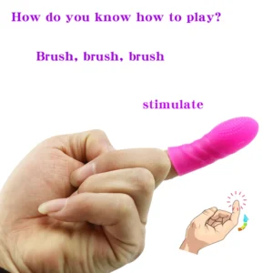 Finger Sleeve Vibrator For GSpot  Clit Stimulation