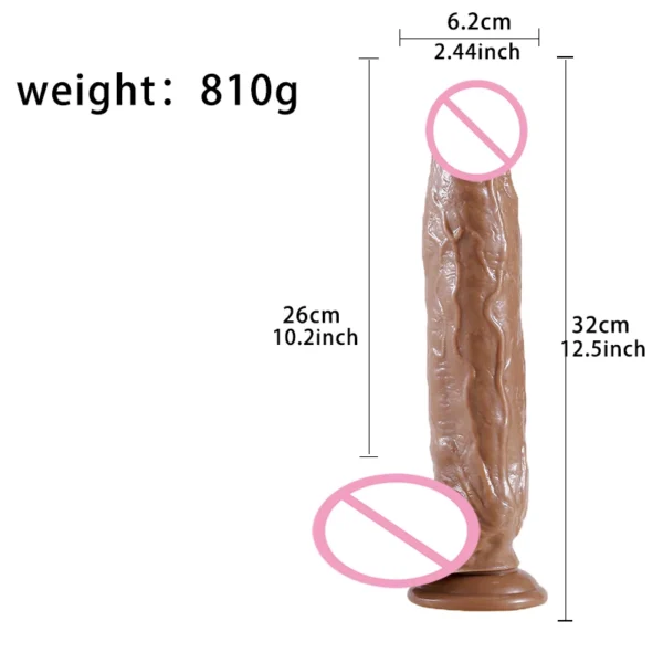 Soft Glue Suction Cup Dildo For Women - Image 6