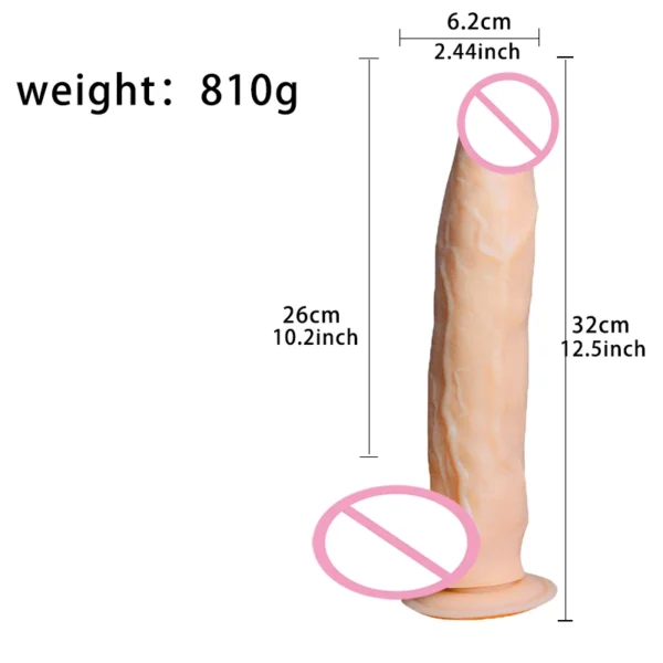 Soft Glue Suction Cup Dildo For Women - Image 5