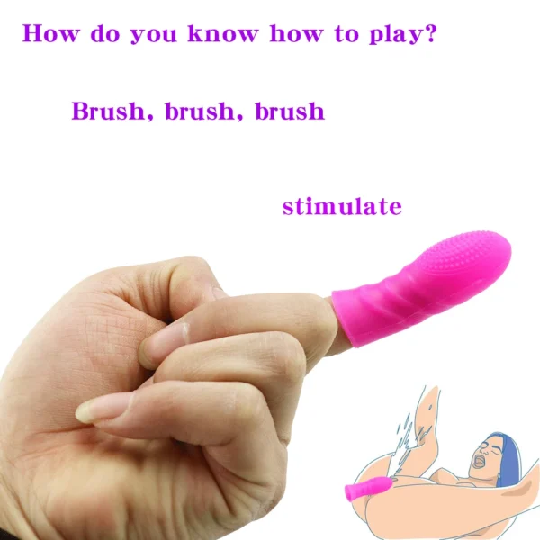 Finger Sleeve Vibrator For GSpot  Clit Stimulation - Image 2