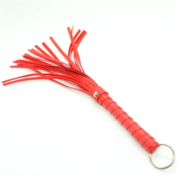 Premium Leather Braid Queen Whip  Adult Roleplay Game - Image 4