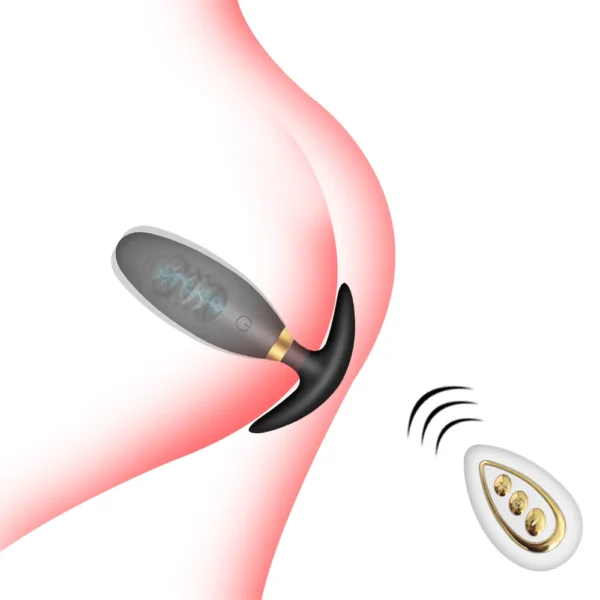 Wireless Anal Vibrator with Remote Control