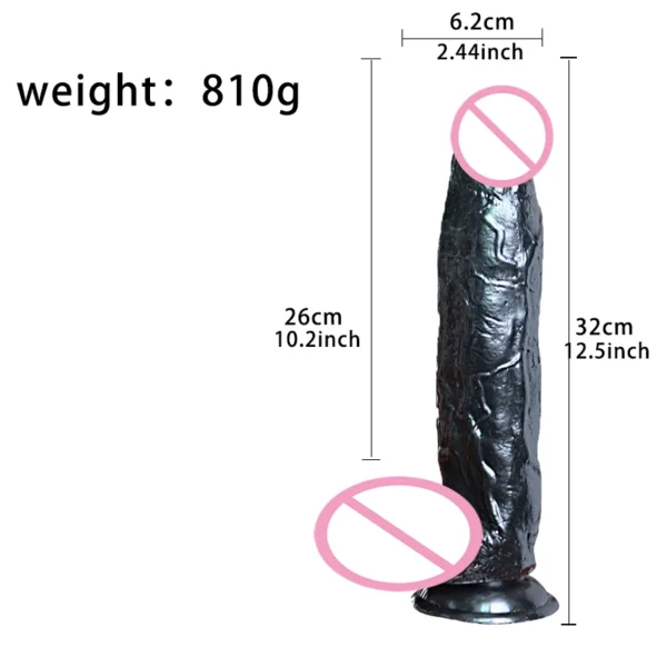 Soft Glue Suction Cup Dildo For Women - Image 4