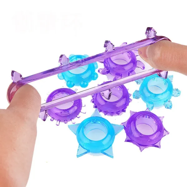 Silicone Cock Ring For Premature Ejaculation  Erection Aid - Image 2