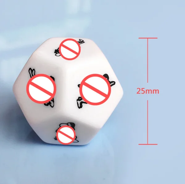 Adult Sex Dice for Couples - Fun Erotic Toy Cube - Image 5