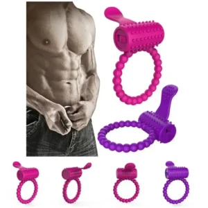 Mens Vibrating Cock Stimulator  Delay Ejaculation Sex Toy