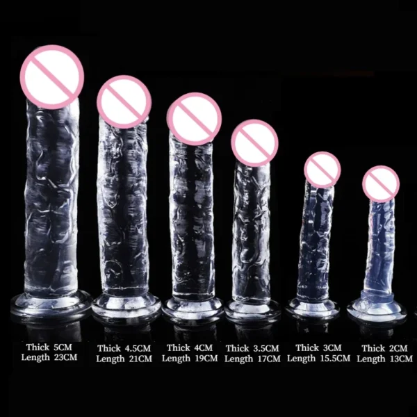 Premium Quality Silicone Dildo with Suction Cup Base - Image 4