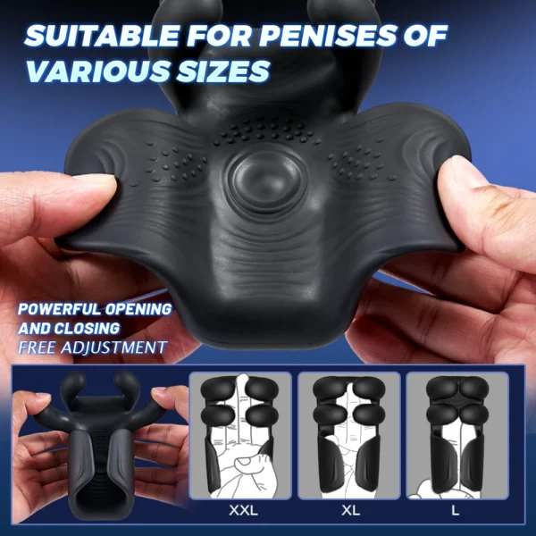 Mens Glans Massage Penis Training Vibrator  Fingersized - Image 6