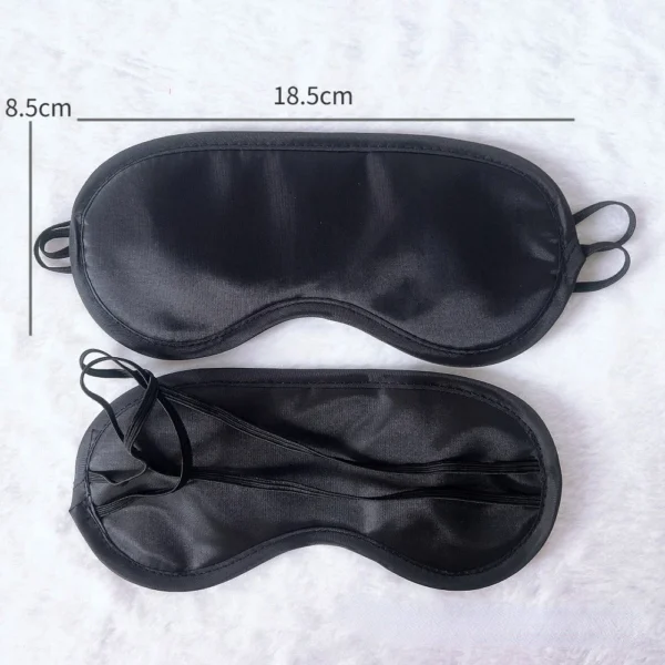 2Pcs PU Leather Sex Handcuffs With Eye Mask For Couples  Adult Bondage Toys - Image 6