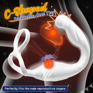 DualFunction Prostate Massager  Cock Ring Set