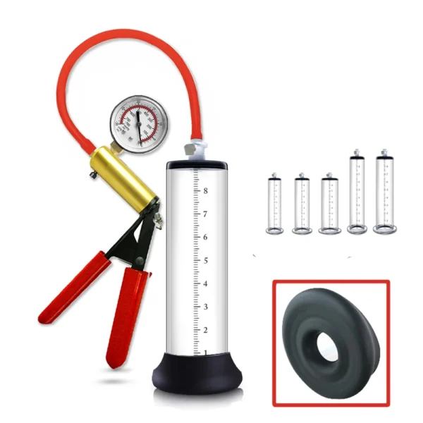 Acrylic Penis Pump For Men  Manual Enlarger  Extender