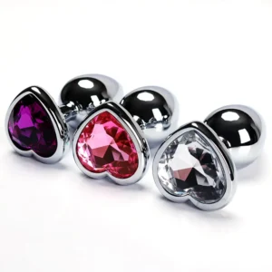 Small Heart-Shaped Unisex Anal Plug