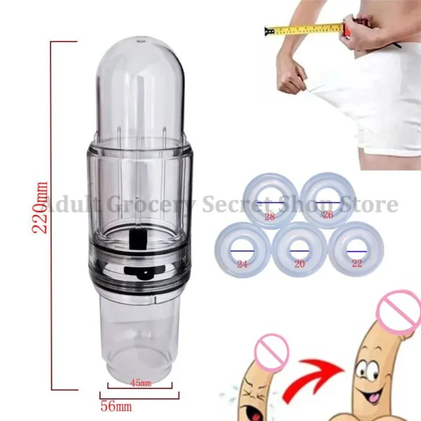 Male Penis Vacuum Pump Enhancer For Men  Penile Training