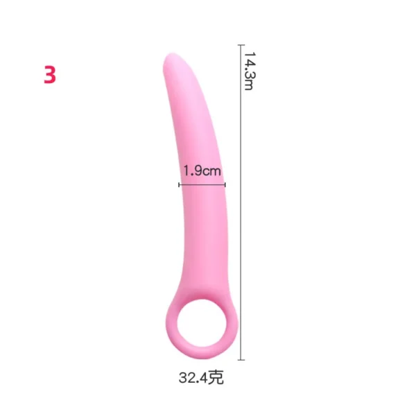 Pink Silicone Anal Butt Plug For Back Ass Pleasure - Image 6