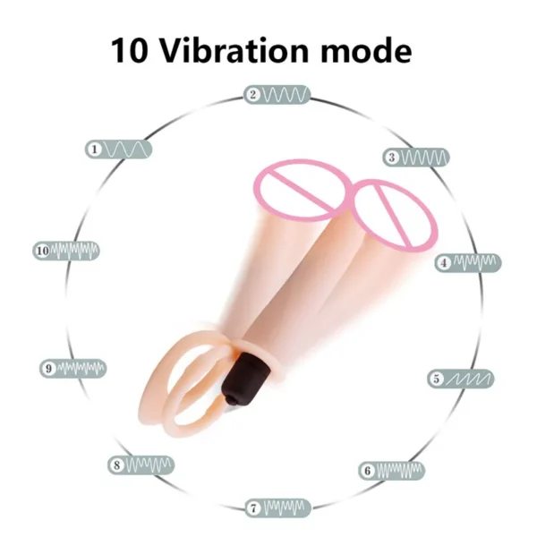 3in1 Erotic Sex Toy For Adults 18  Double Penetration Dildo - Image 6