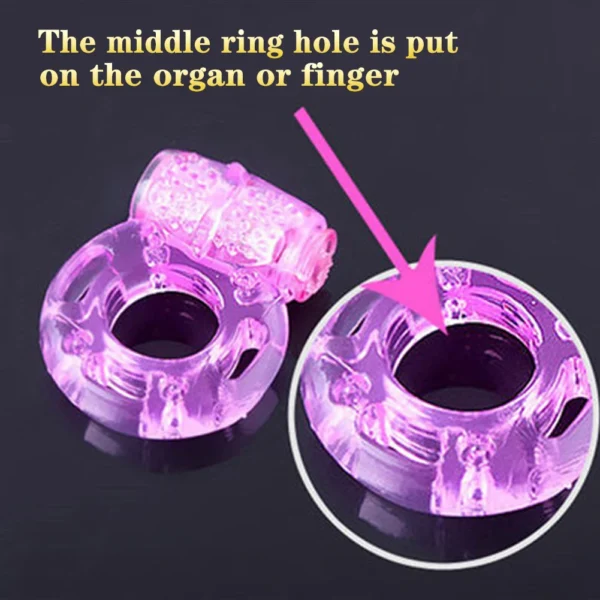 Men's Vibrating Penis Ring - Delay Ejaculation - Image 6