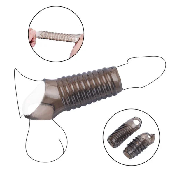 Silicone Penis Cock Ring For Strong Erections  Delayed - Image 3