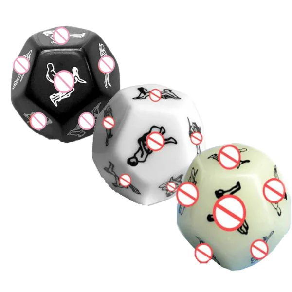 Luminous Sexy Dice For Erotic Adult Games  Couples Bondage - Image 2