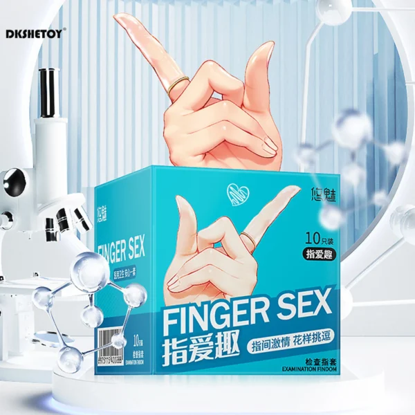 10pcs Ultrathin Finger Sleeve For GSpot  Clitoris - Image 2