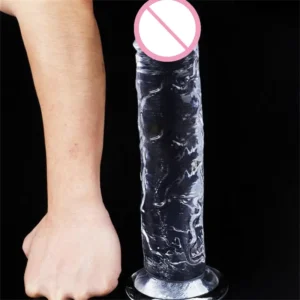 Realistic Jelly Dildo For GSpot Stimulation  25cm Size
