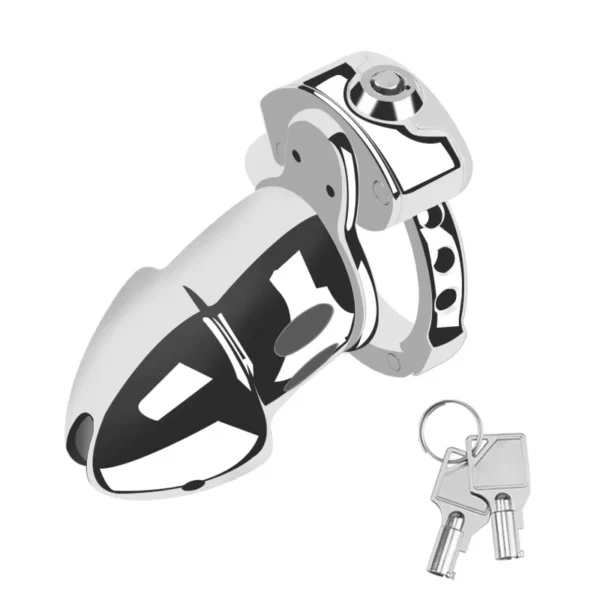 Adjustable Male Chastity Cage For Bondage Restraint - Image 3
