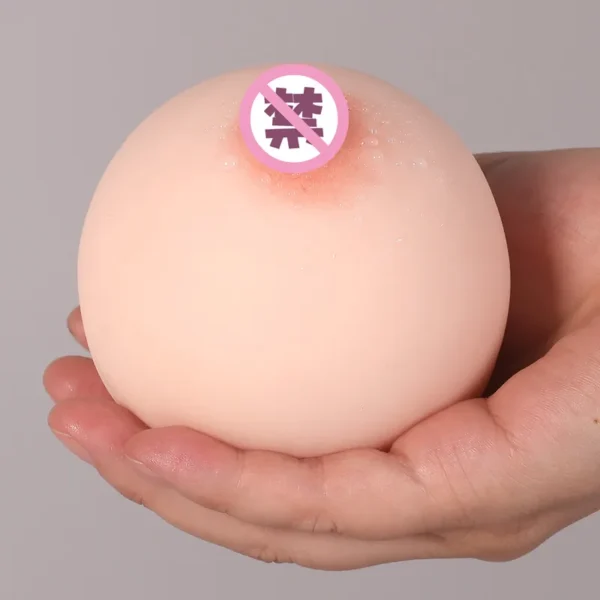 Mens Silicone Chest Insertable Fake Breasts  Adult Sex Toy - Image 5
