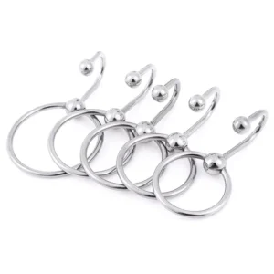 Men's Delay Ejaculation Glans Ring with Metal Beads