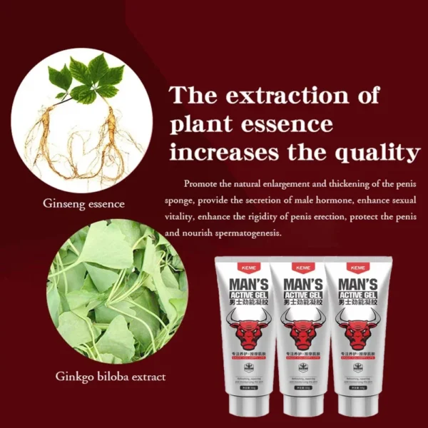 Herbal Penis Enlargement Cream 60ml  Size Increase - Image 3