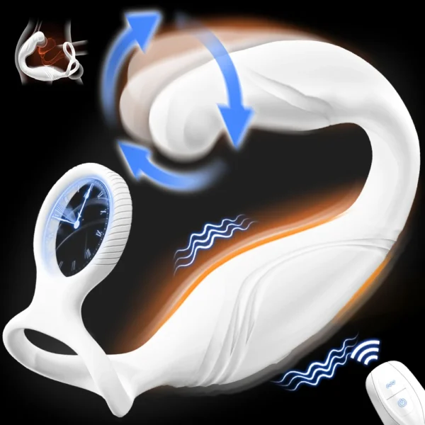 DualFunction Prostate Massager  Cock Ring Set - Image 6