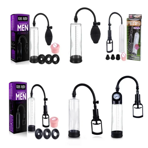 Mens Penis Pump For Length  Erection Enhancement