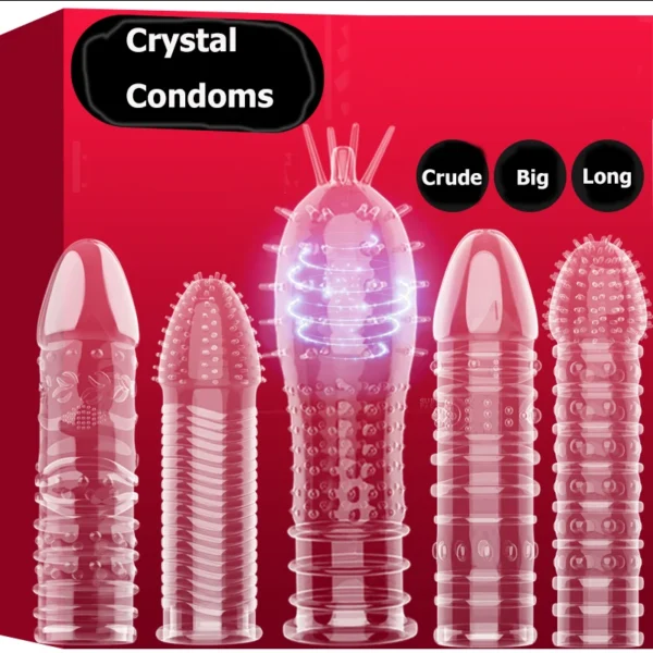 Penis Extender Sleeve for Men - Enhance Condom Fit and - Image 2