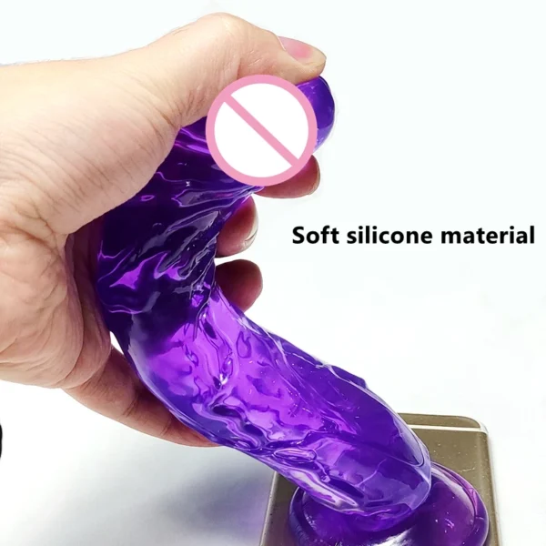Realistic Suction Cup Dildo For Men  Women  Erotic Sex Shop - Image 5