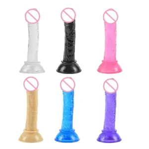 Silicone Prostate Massage Dildo for Women - Anal