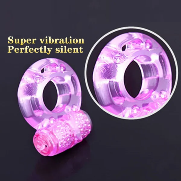 Men's Vibrating Penis Ring - Delay Ejaculation - Image 3