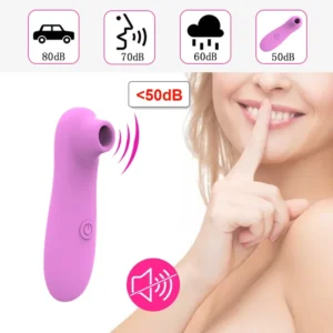 Clitoris Sucker Stimulator  Nipple Vibrator Combo