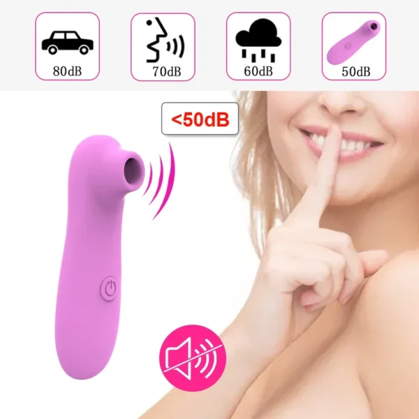Clitoris Sucker Stimulator  Nipple Vibrator Combo