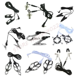 Electric Shock Breast  Nipple Clamps Massager