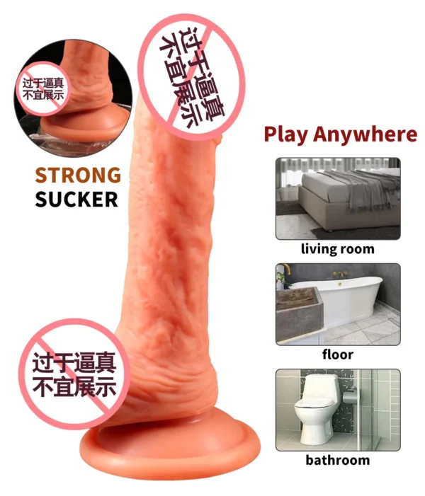 5 Inch Beginner Dildo For Women  Realistic Design - Image 6