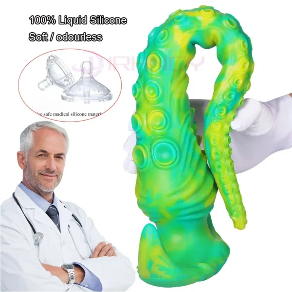 Premium Silicone Octopus Tentacle Anal Plug - BDSM Sex - Image 3
