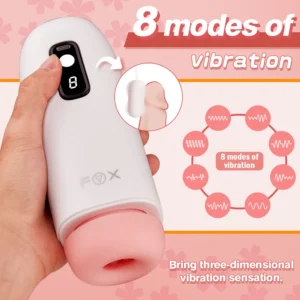 Vibrating Male Masturbation Cup  Automatic Pleasure Toy 53