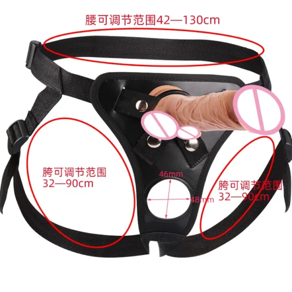 Adjustable Harness Belt For Men StrapOn Penis Pants With Rings  Sex Toys For Women - Image 6