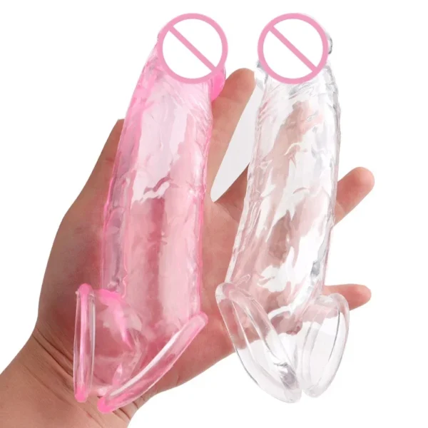 Mens Reusable Penis Sleeve  Cock Rings For Delayed - Image 2