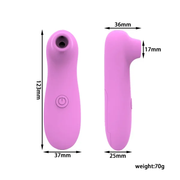 Clitoris Sucker Stimulator  Nipple Vibrator Combo - Image 4