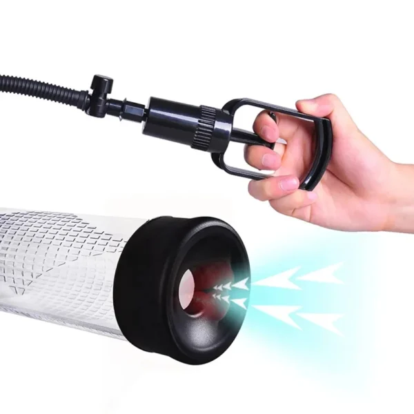 Mens Manual Penis Pump For Enlargement And Enjoyment - Image 5