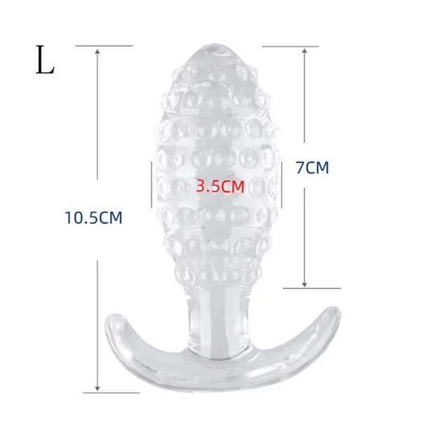 Silicone Pineapple Anal Plug For Women Erotic GSpot Stimulation Toy - Image 3
