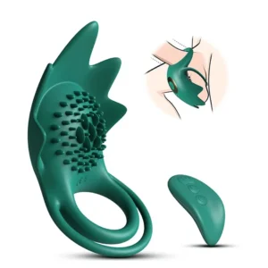 Double Cock Ring Vibrator For Couples  Sensual Pleasure