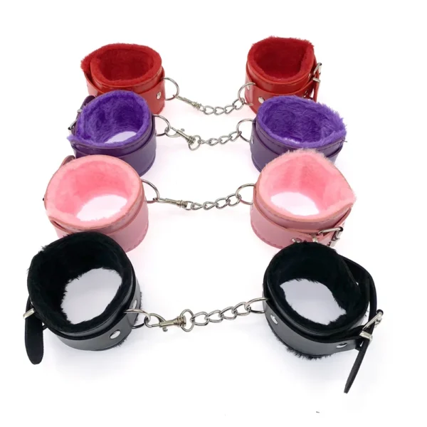 Adult Game Handcuff Set For Couples  4 Colors - Image 4